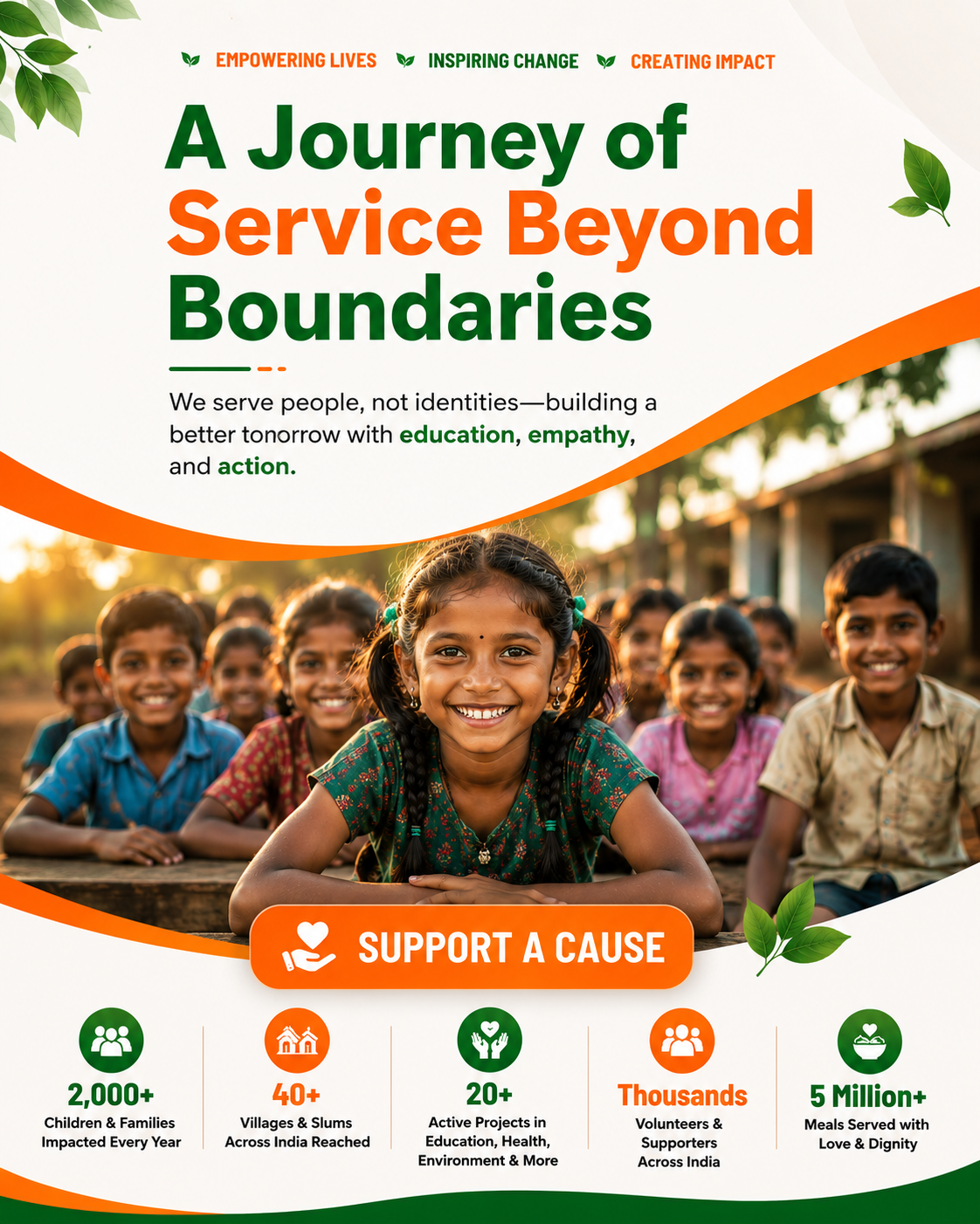 “A Journey of Service
Beyond Boundaries”